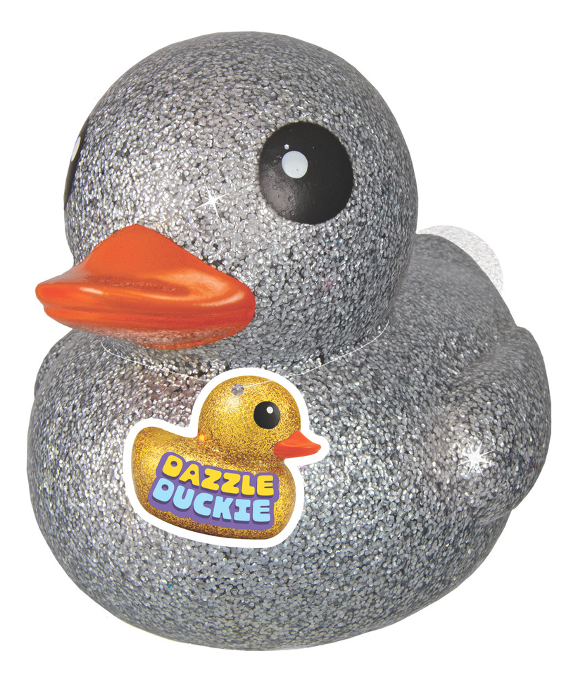 Patito Goma Purpurina Ja-ru Juego Infantil Suave Niñez Tx
