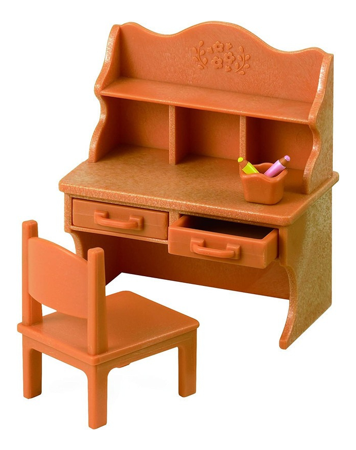 Sylvanian Families Set Escritorio + Silla Juguete Accesorios