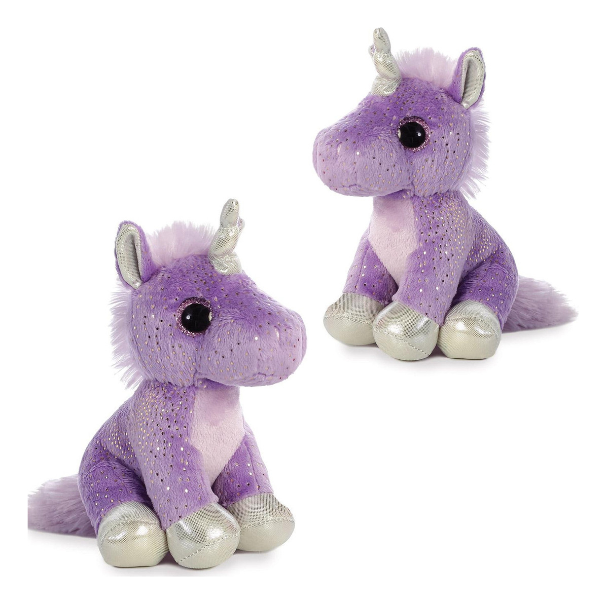 Unicornio De Peluche Sprinkles Suave Juguete Aurora Trex