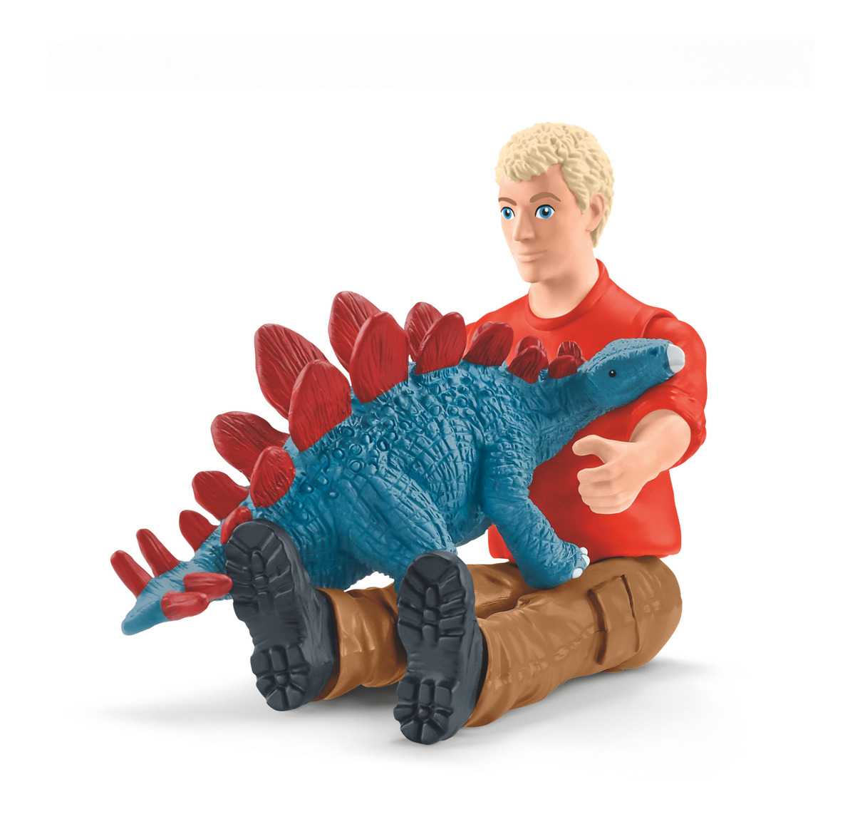 Set Muñecos Figuras Ataque De T-rex Dinosaurios Schleich Tx