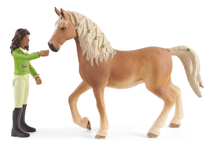 Set Figuras Horse Club Sarah & Myster Caballos Schleich Trex