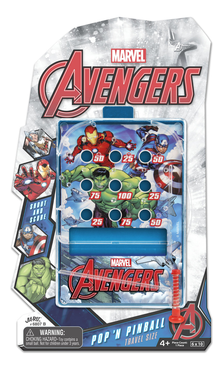 Pinball De Bolsilllo Marvel Avengers Juguete Niño Ja Ru Trex