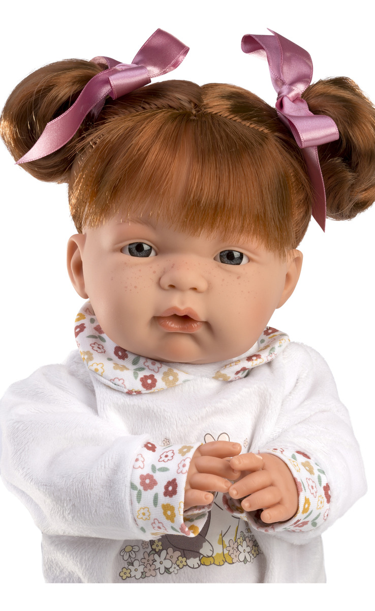 Bebe Muñeca Joelle Pelirroja 38cm Llorens Infantil Trex