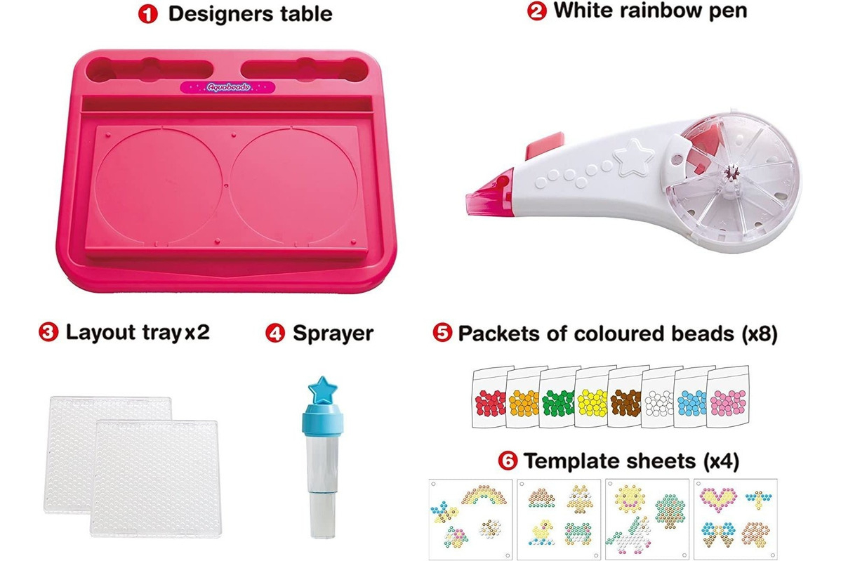 Aquabeads Diseño Perlas Pack Cuentas Juguete Niños Trex