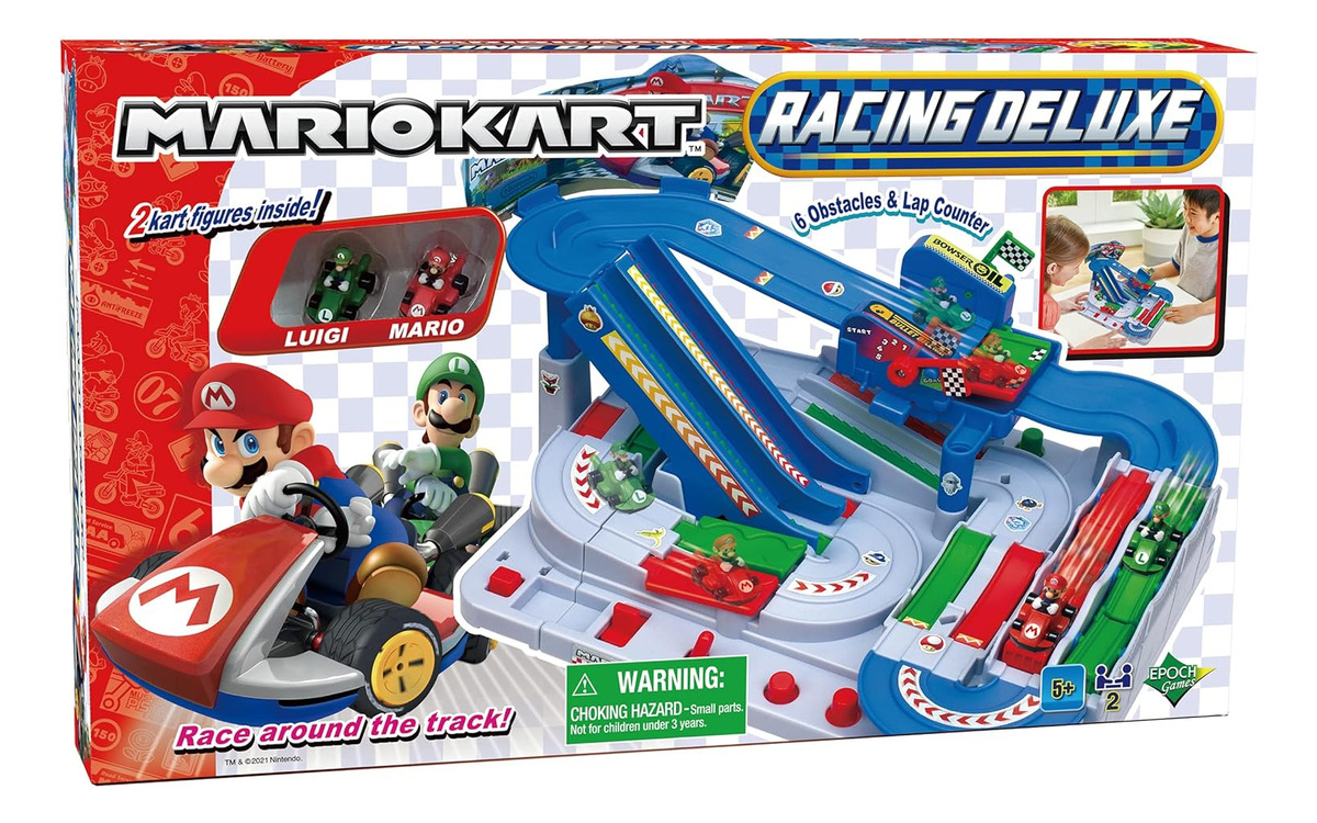 Pista Carreras Super Mario Kart Racing Deluxe Juguete Niño