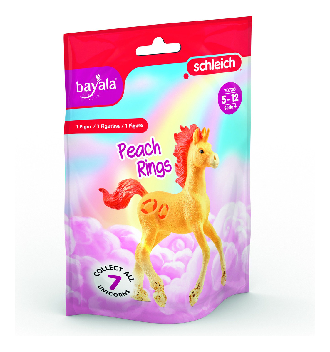 Figura Unicornio Peach Rings Bayala Schleich Caballo Trex