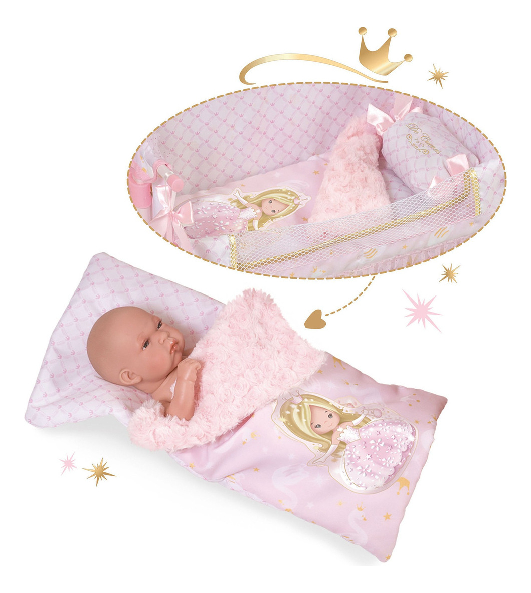 Cuna Colecho De Cuevas María Princesa Muñeca Jugete Bebé Tx
