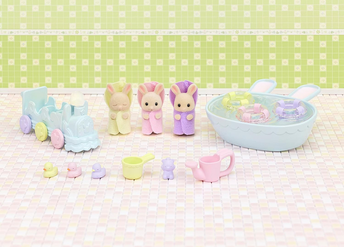 Trillisos Bebe + Acc Piscina Sylvanian Families Ternurines