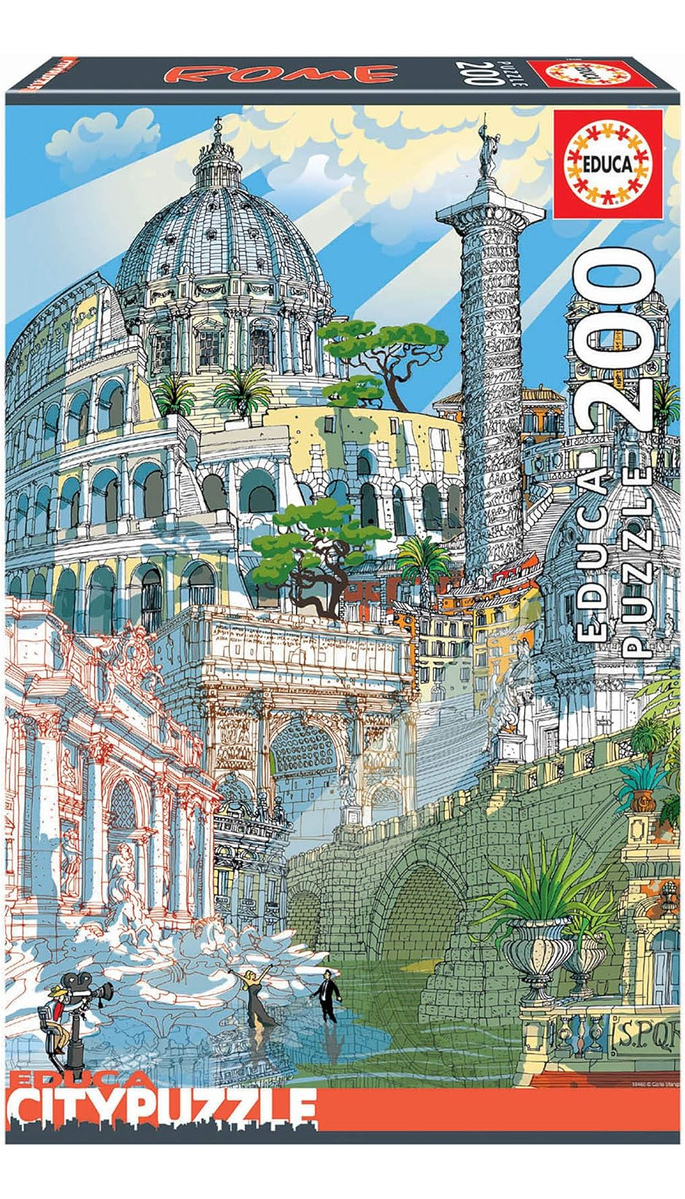 Puzzle Rompecabezas Ciudad De Roma Educa 200 Pcs Infantil Tx