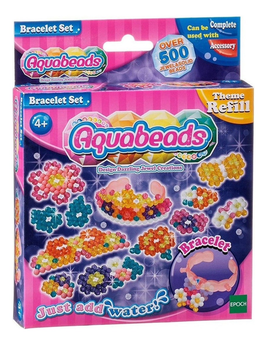 Aquabeads Set Crear Pulseras Juego Infantil Niñas Trex