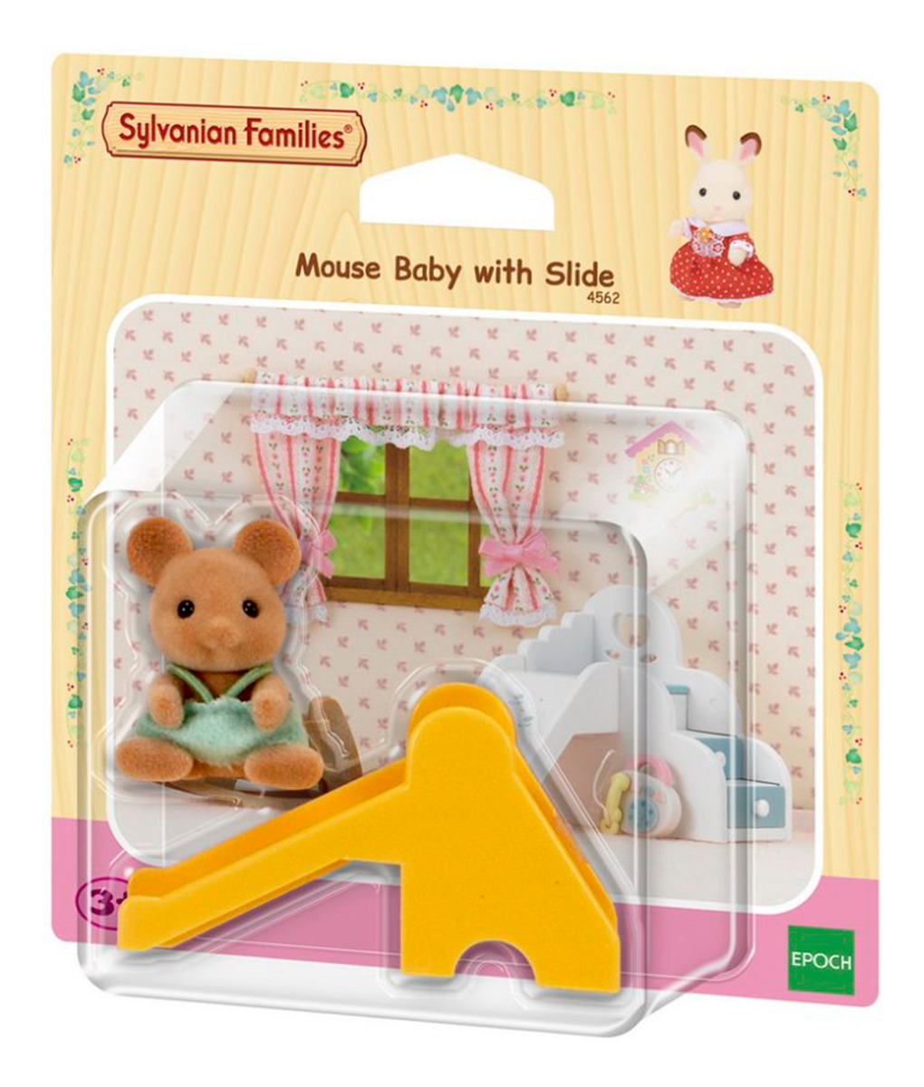 Sylvanian Families Ratón Bebé + Tobogan Juguete Muñeco Tx®