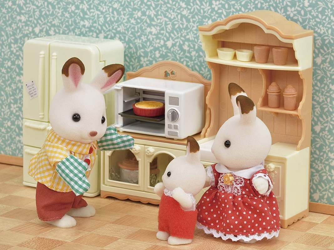 Sylvanian Families Mueble Microondas Accesorio Juguete Niños