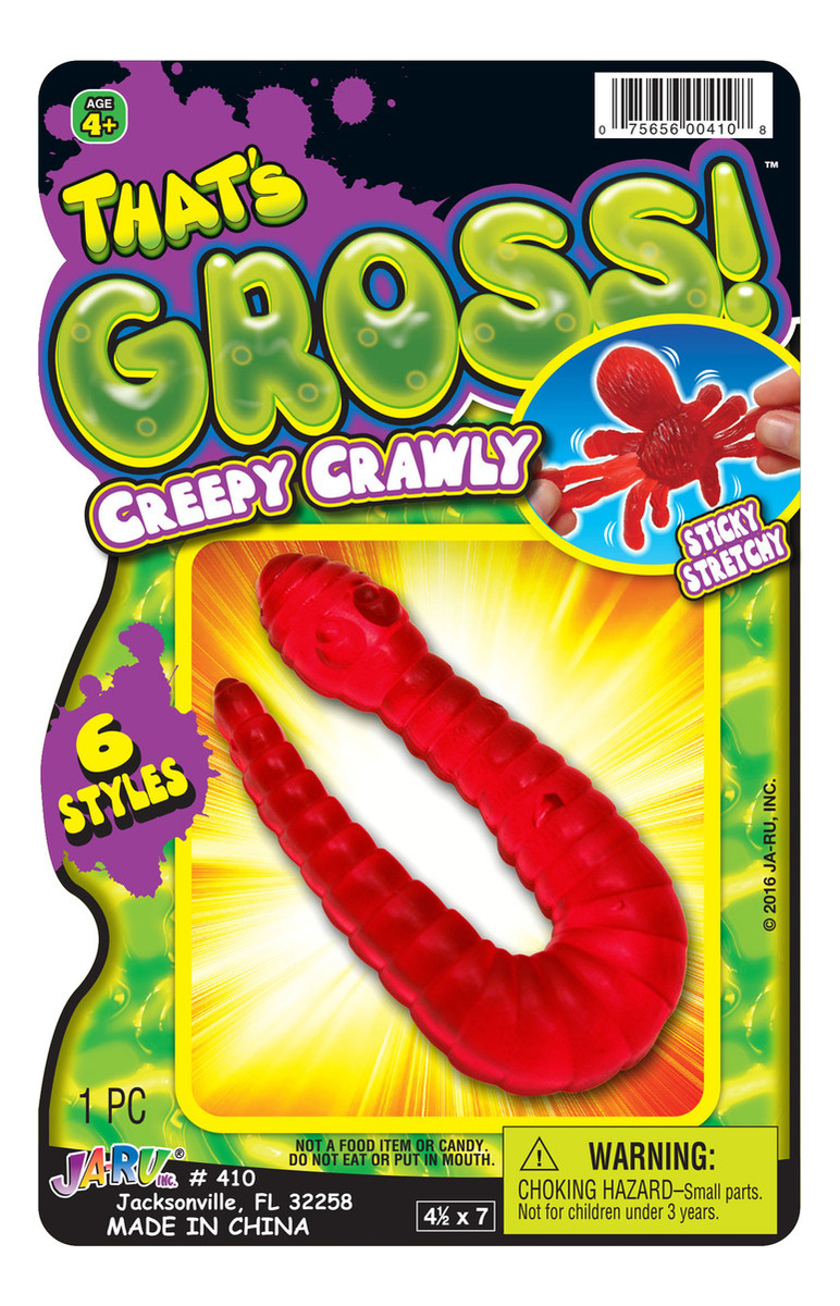 Bichitos Estirables Goma Juguete Ja Ru Gel Calidad Trex