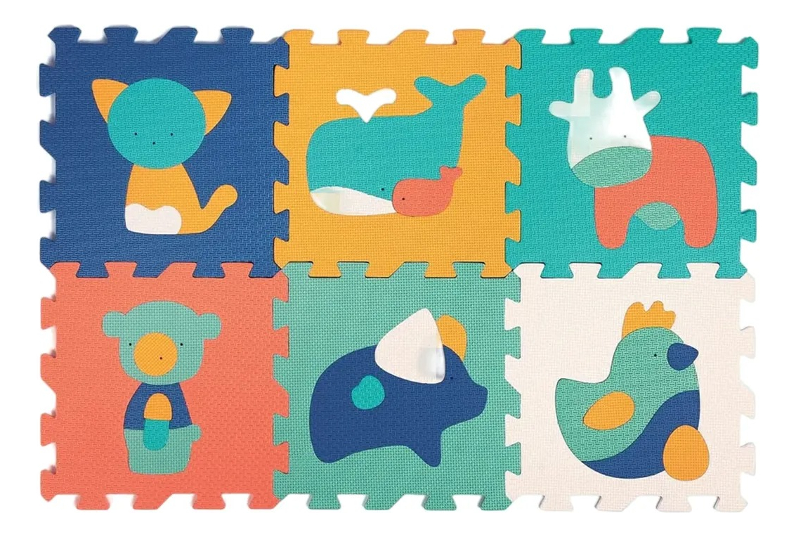 Alfombra Goma Eva Infantil Suave Niño Bebe Encastrables Ludi