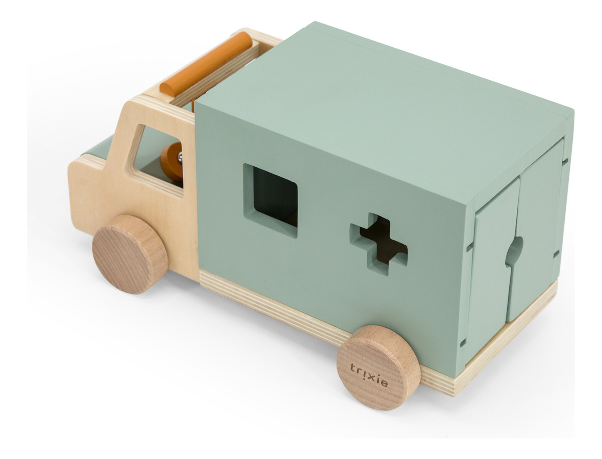 Ambulancia Madera Animales Emergencia Infantil Trixie Trex