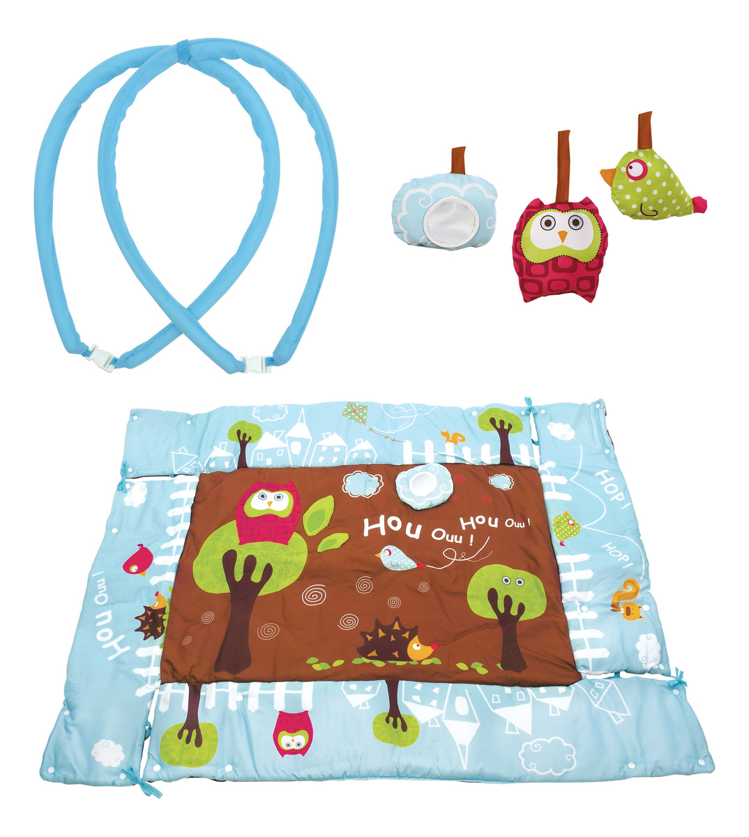 Gimnasio Alfombra Juegos Bebe Didactico Ludi Moises Trex