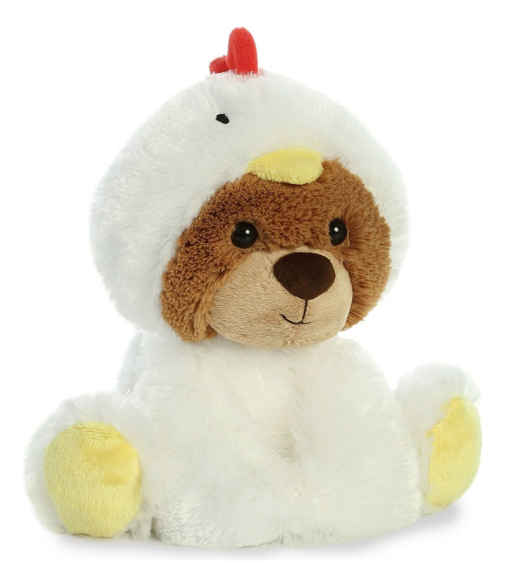 Peluche Aurora Oso Benny Disfrazado Gallina Suave Felpa Trex