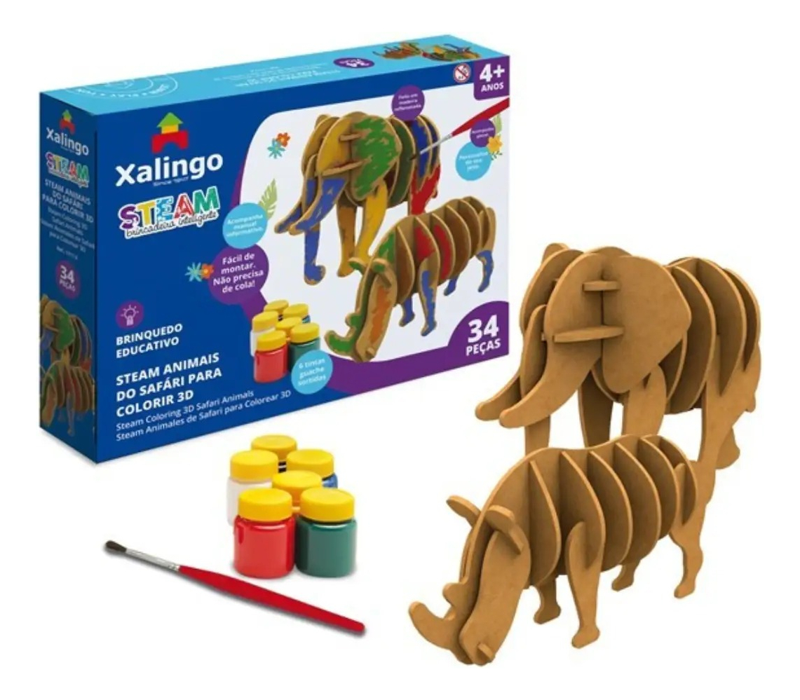 Puzzle 3d Ludi Safari Pintar Ludi