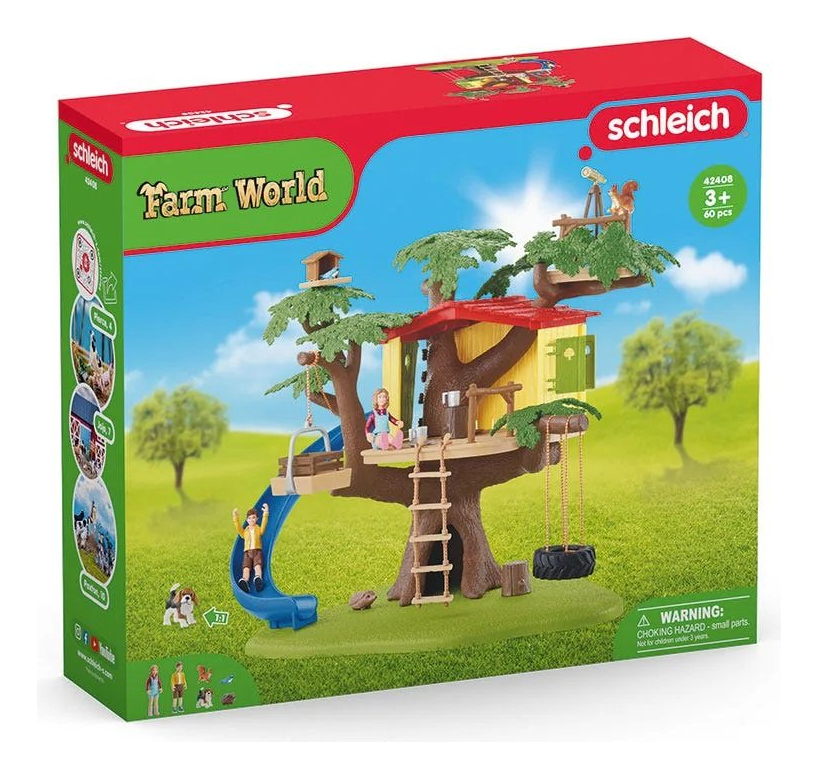 Casa Arbol Aventuras Schleich Juguete Niño Diversion Trex