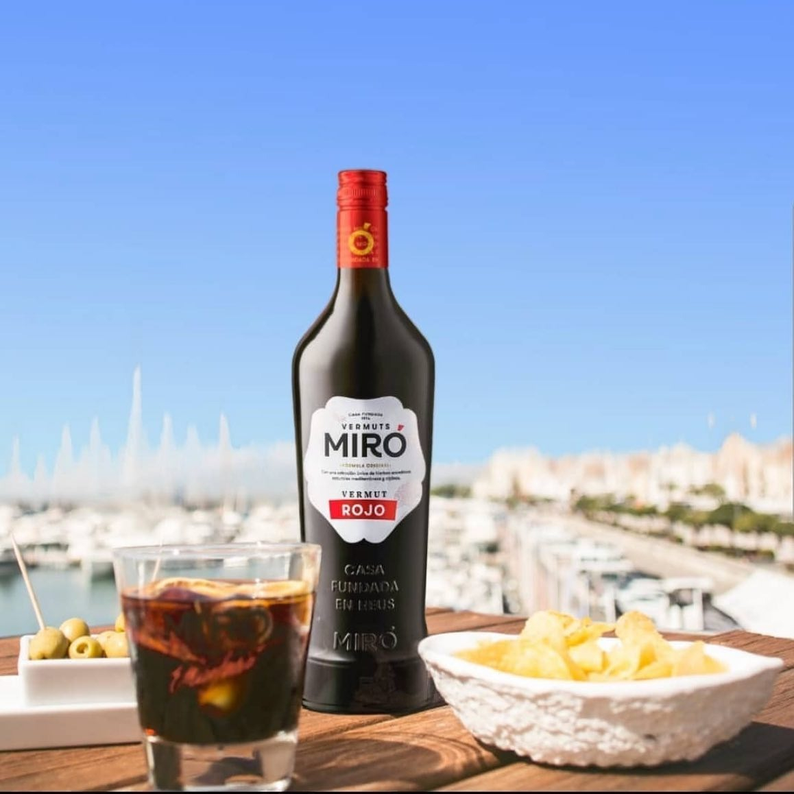 Vermuth Rosso Miro Apeitivo Botella 1l Aperitivos Calidad Tx