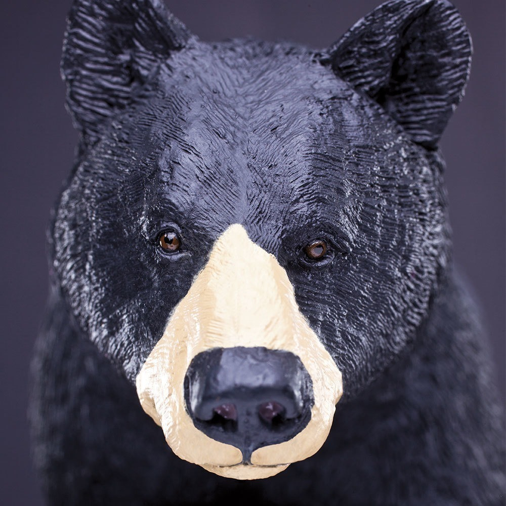 Figura Safari Oso Negro Bosque Osito Animal Juguete Niños