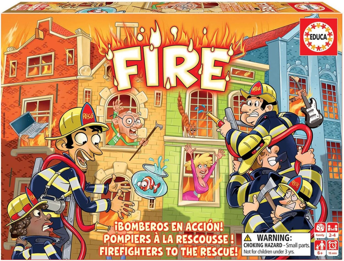 Juego Fire Bomberos En Accion Didactico Educa Niños Trex