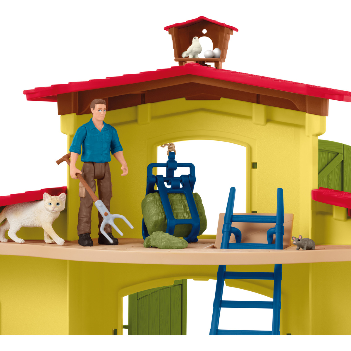 Establo Granero Animales Accesorios Farm World Schleich Tx