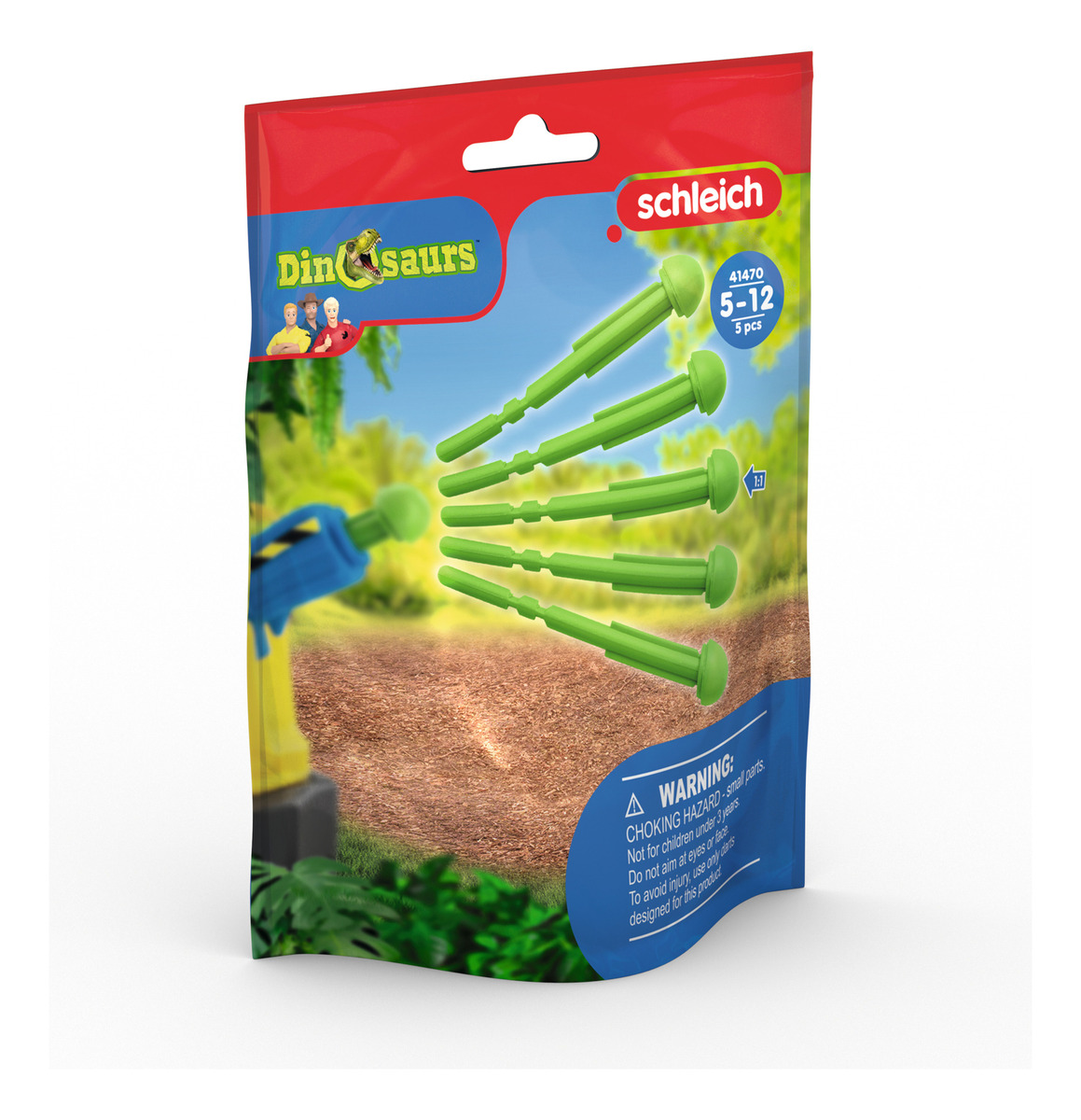 Set De Dardos Proyectiles Schleich Dinosaurios Trex