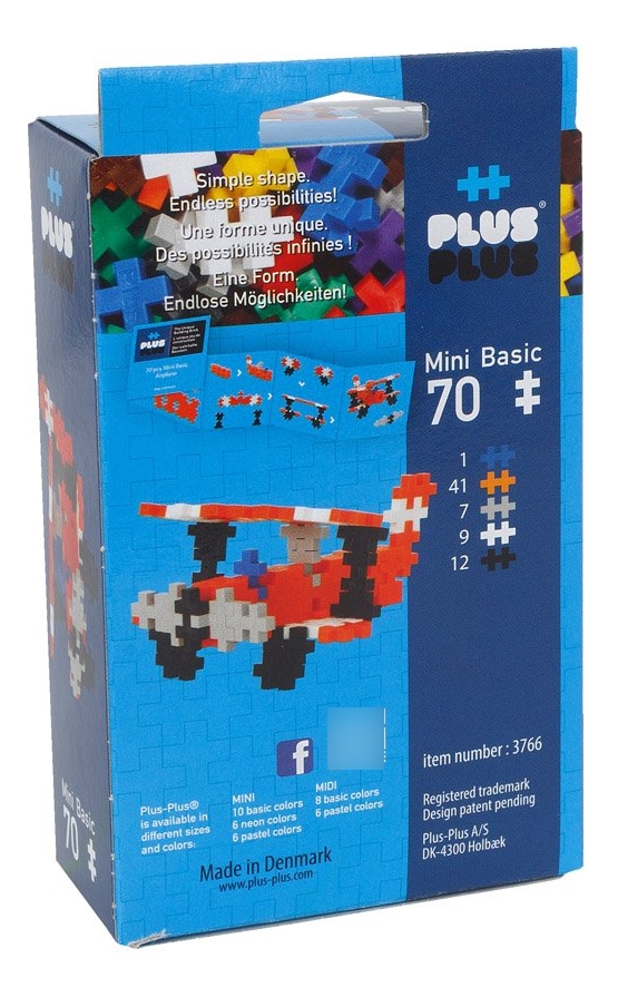 Juego Bloques Avioneta Planeaor Infantil Arma Plus Plus Tx