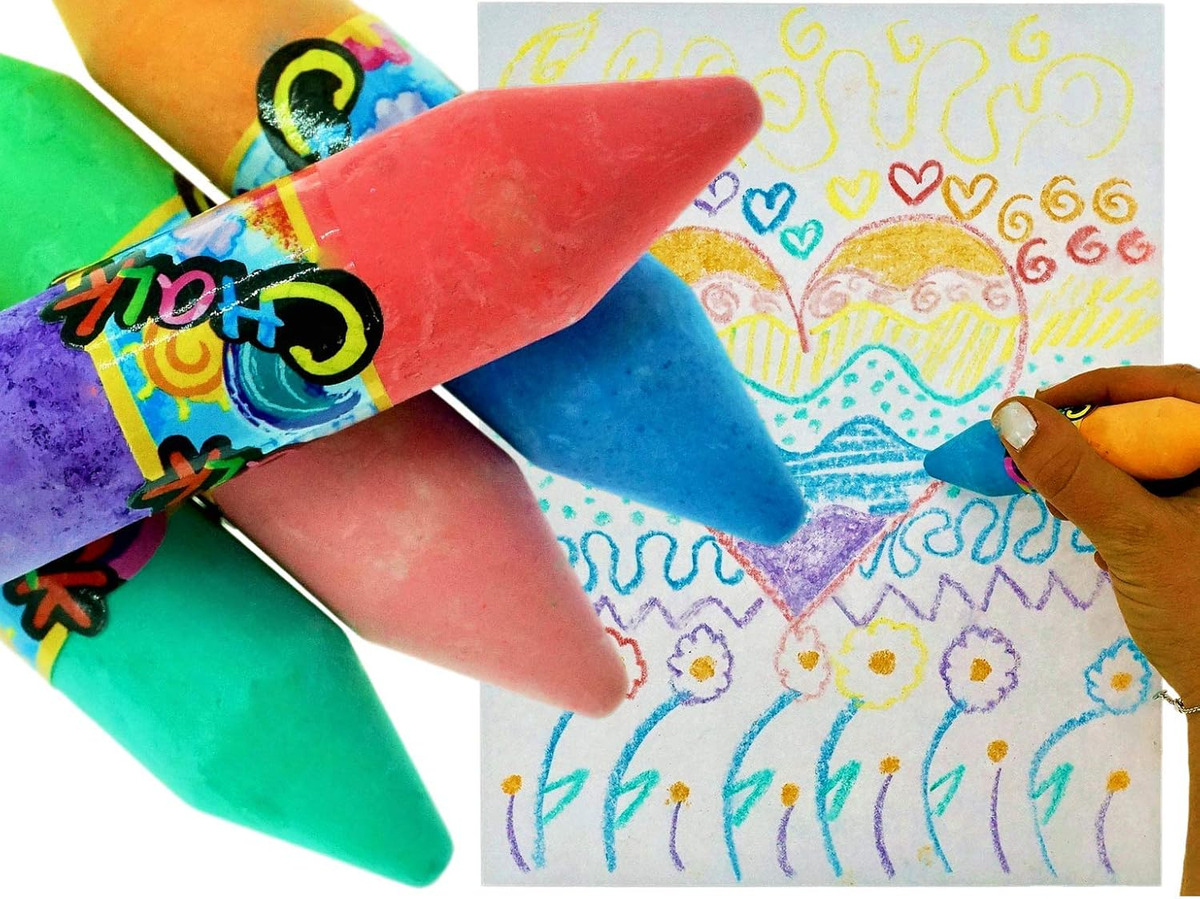 Juego Ja-ru Tiza Colores Dibuja Imagina Niños Didactico Trex