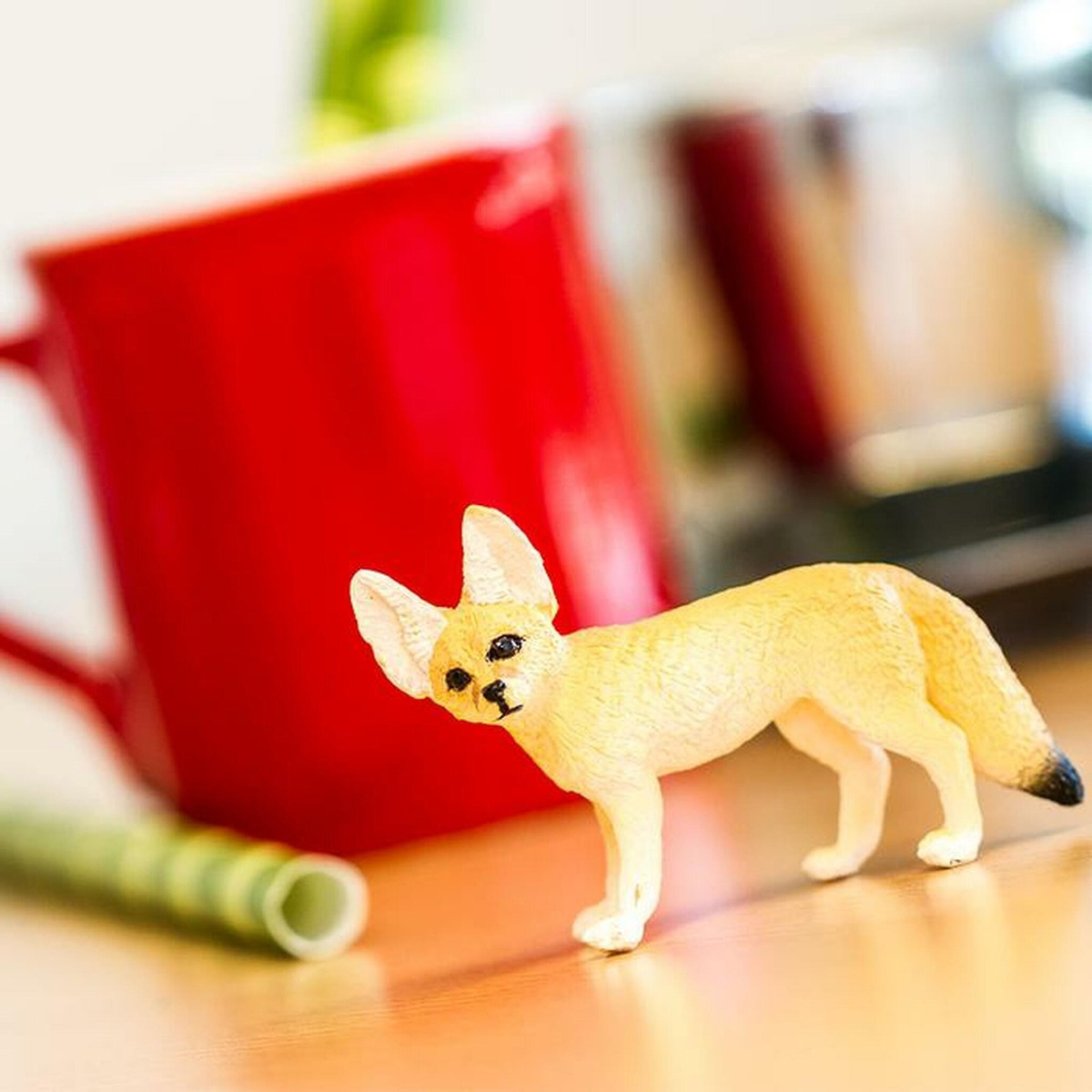 Zorro Del Desierto Fennec Safari Figura Infantil Muñeco Tx