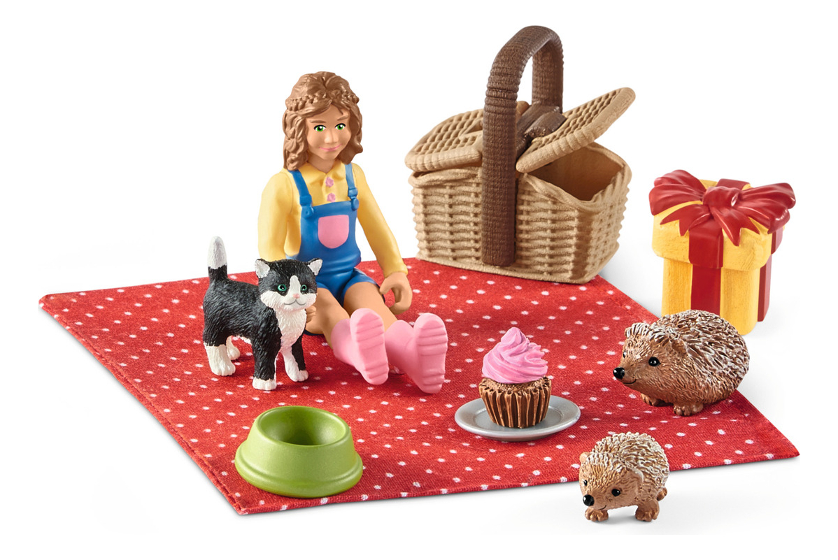 Set Picnic De Cumpleaños Schleich Farm World Realista Tx