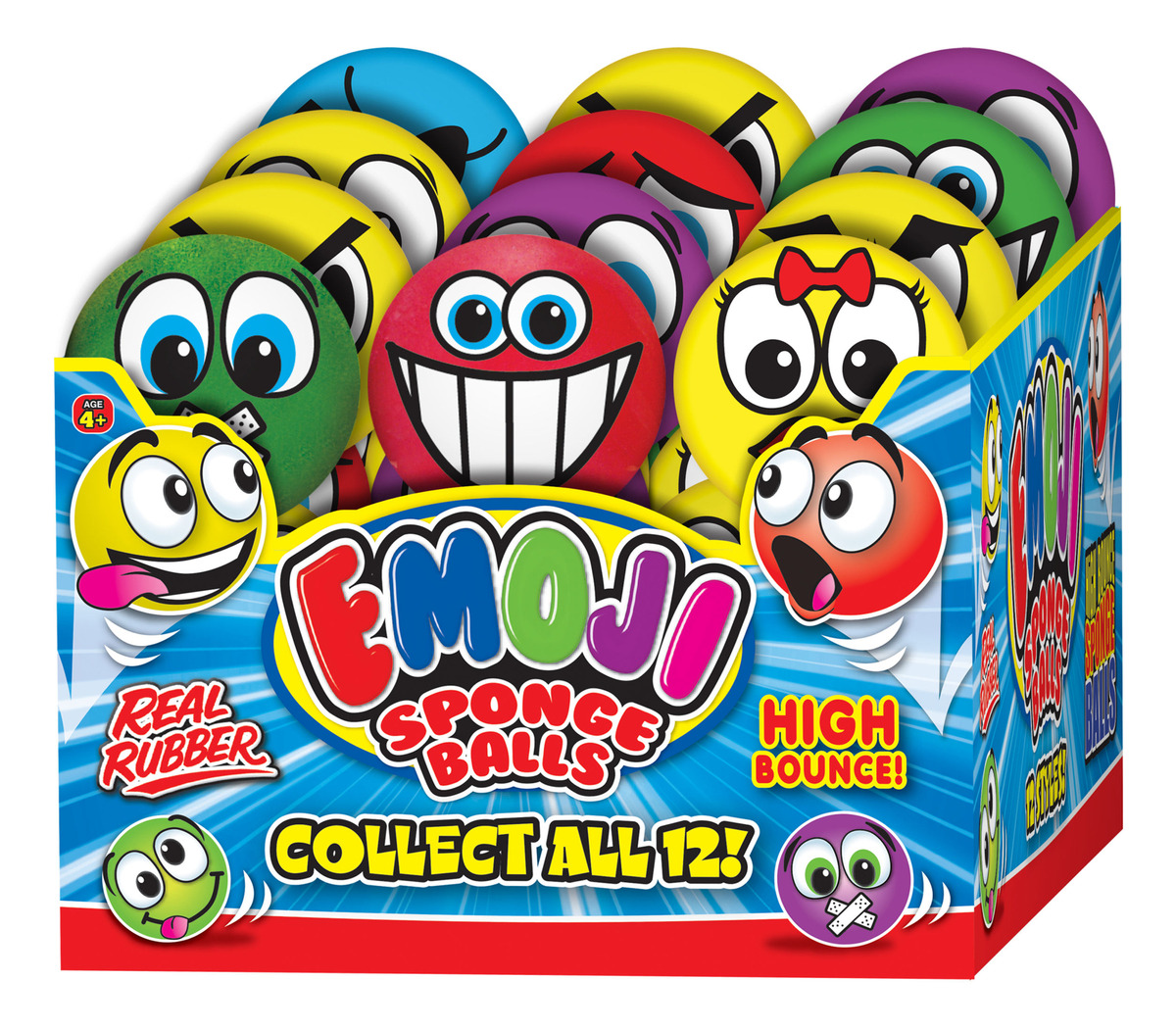 Pelotas Emojis Caras Sponce Balls Ja Ru Rebotan Calidad Trex