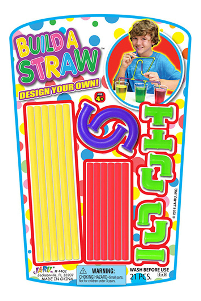 Pajita Sorbito P/ Construir Jaru Diviersion Infantil Juego
