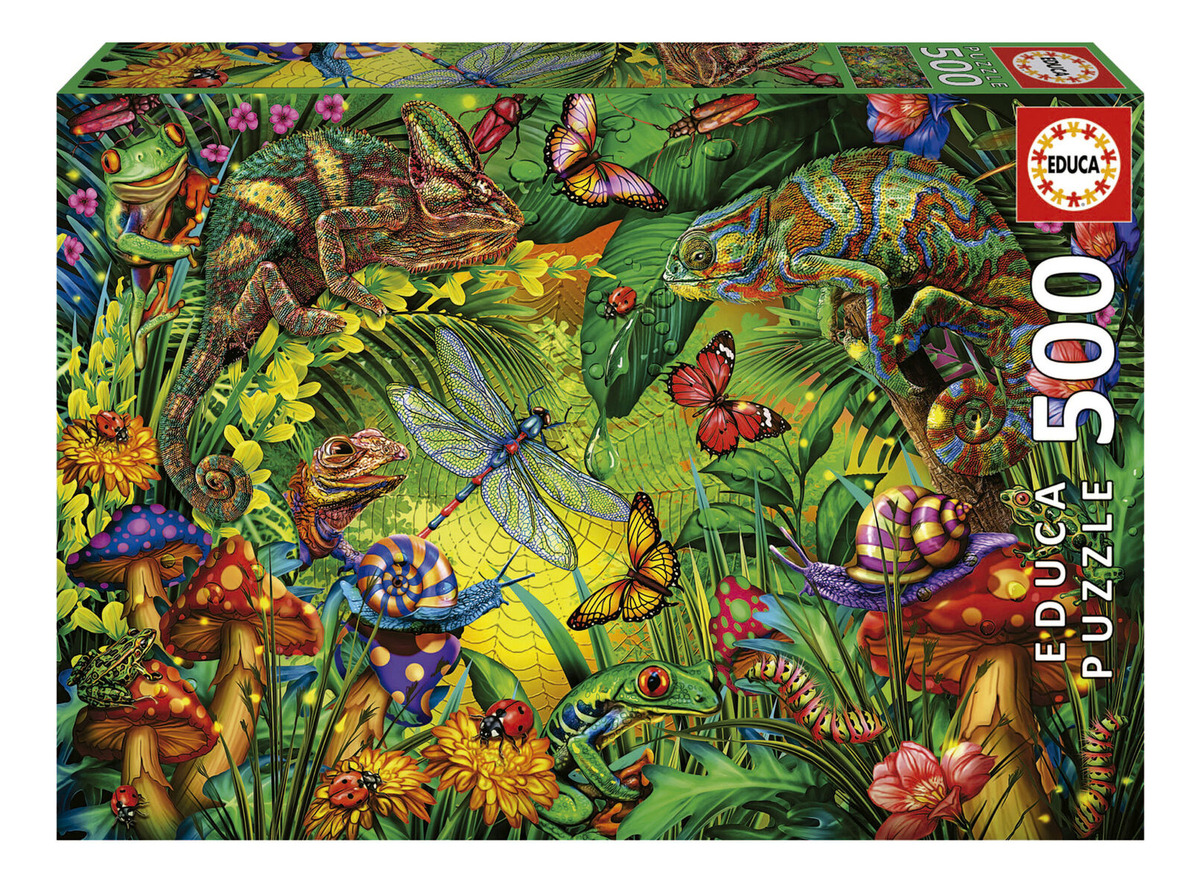 Puzzle Educa Borras 500pcs Bosque De Colores 19551 Trex