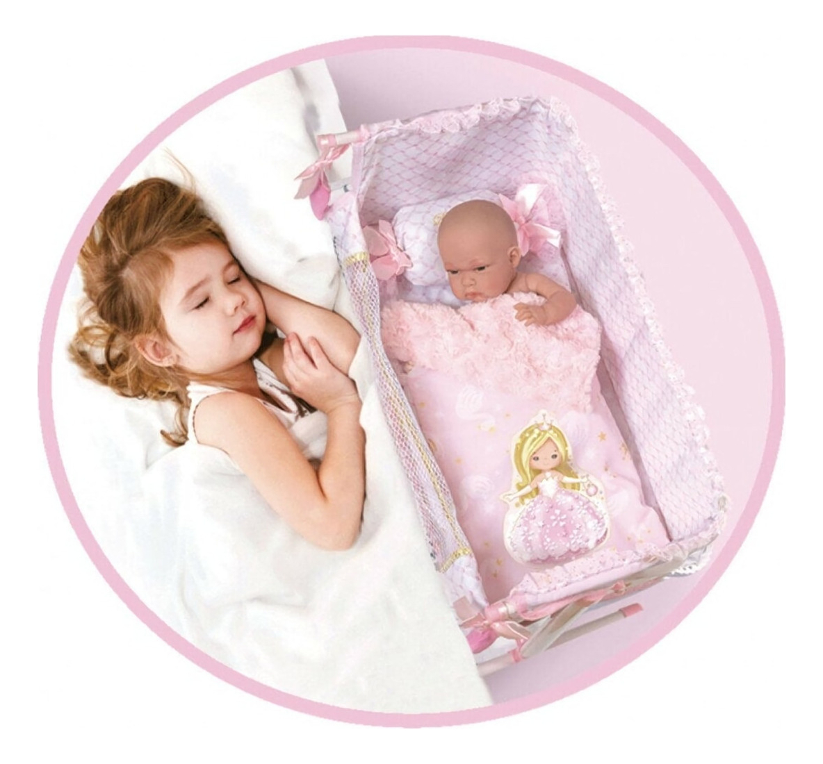 Cuna Colecho De Cuevas María Princesa Muñeca Jugete Bebé Tx