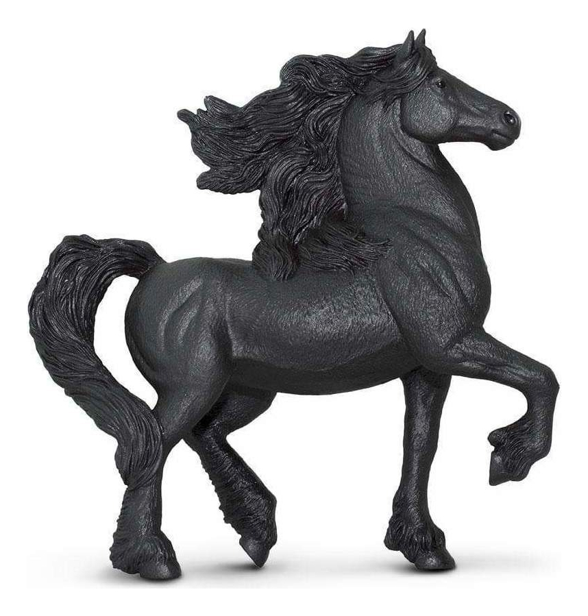 Yegua Caballo Frisón Frisona Figura Safari Juguete Muñeco Tx