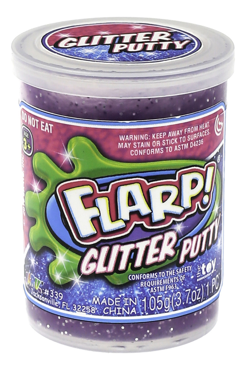 Slime Flarp Con Purpurina Ruidos Graciosos Glitter Ja-ru Tx