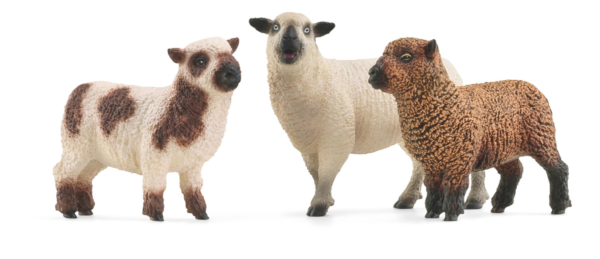 Set Figuras Realistas Ovejas & Amigos Granja Schleich Trex