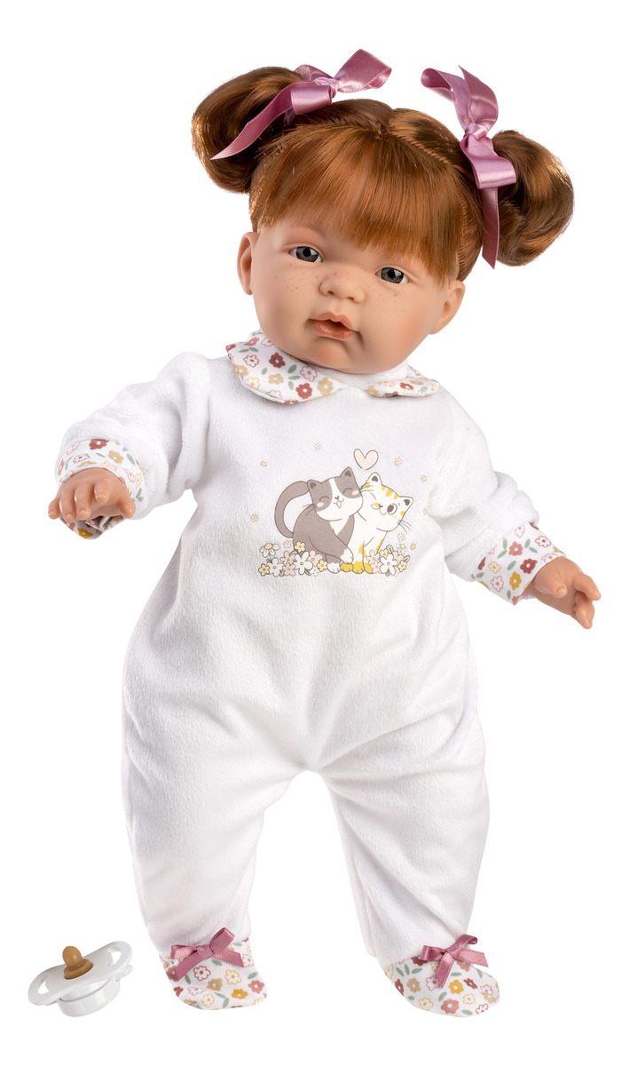 Bebe Muñeca Joelle Pelirroja 38cm Llorens Infantil Trex