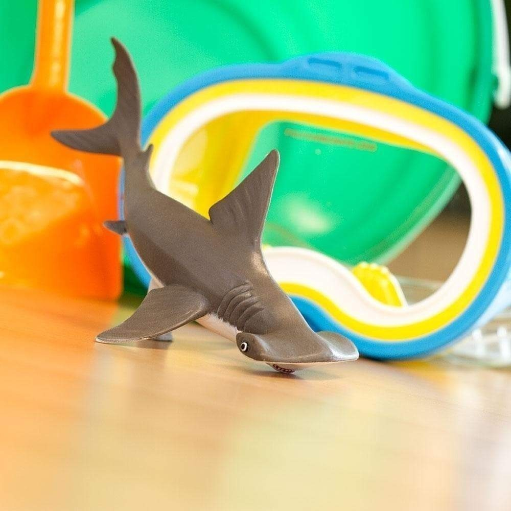 Figura Safari Bebe Tiburon Juguete Niños Oceano Didactico