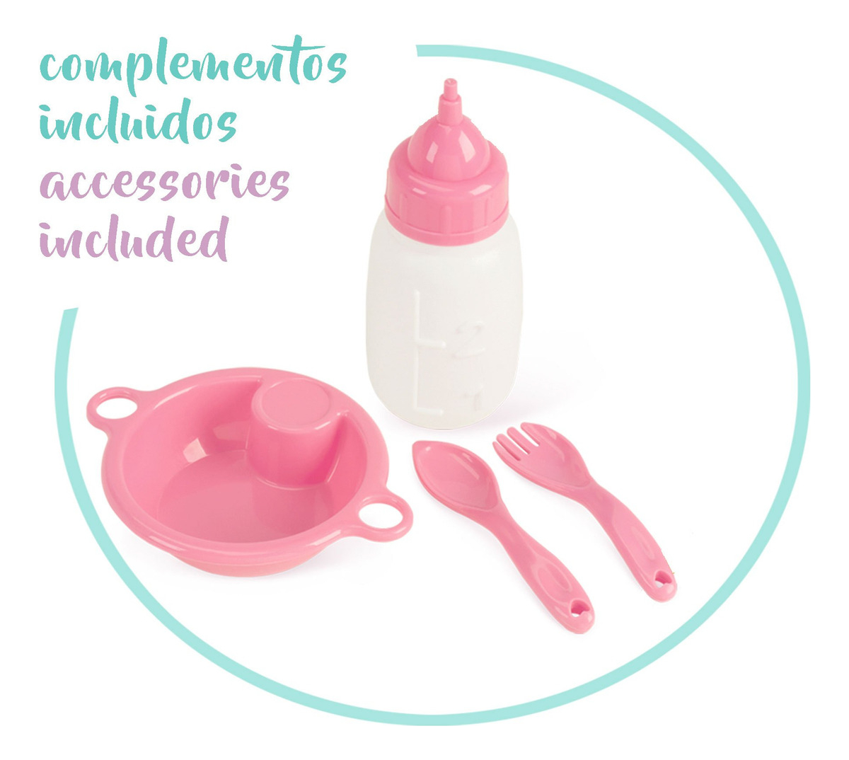 Silla De Comer Juguete De Cuevas Niños Muñeca Bebe Trona Tx