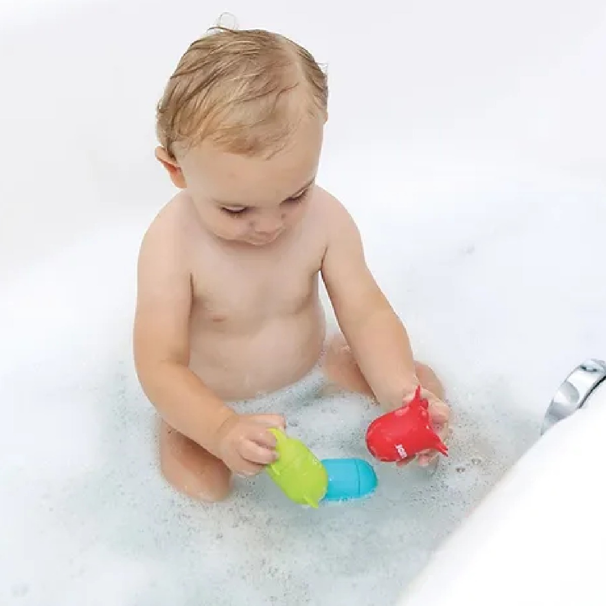 Juguetes Para Baño Animales Silicona Ludi Diversión Colorida