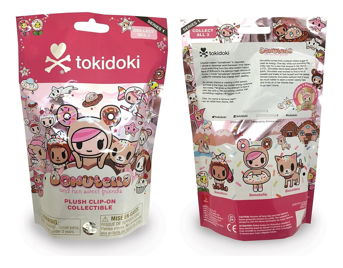 Peluches Llaveros Sorpresa Tokidoki Donutella Donas Felpa Tx