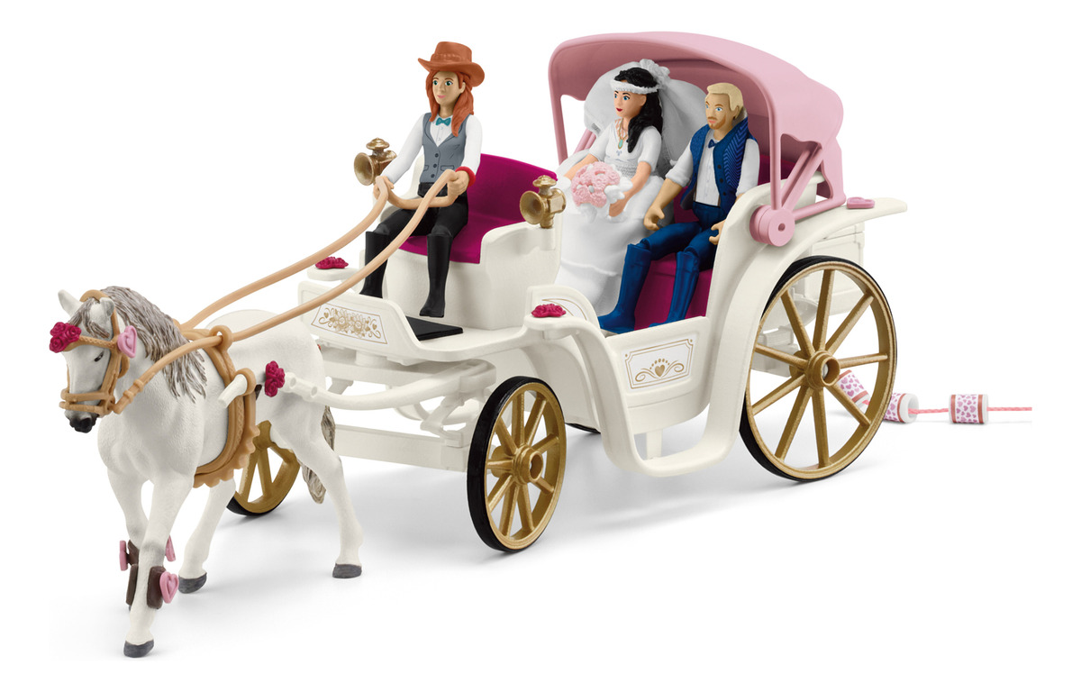 Carruaje Boda Caballos Horse Club Realista Schleich Trex