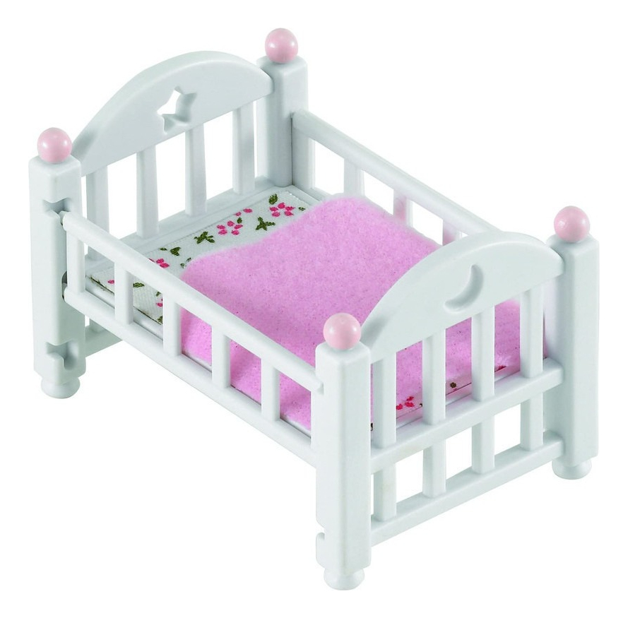 Sylvanian Families Set Cuna Para Bebe Cama Juguete Niños Tx