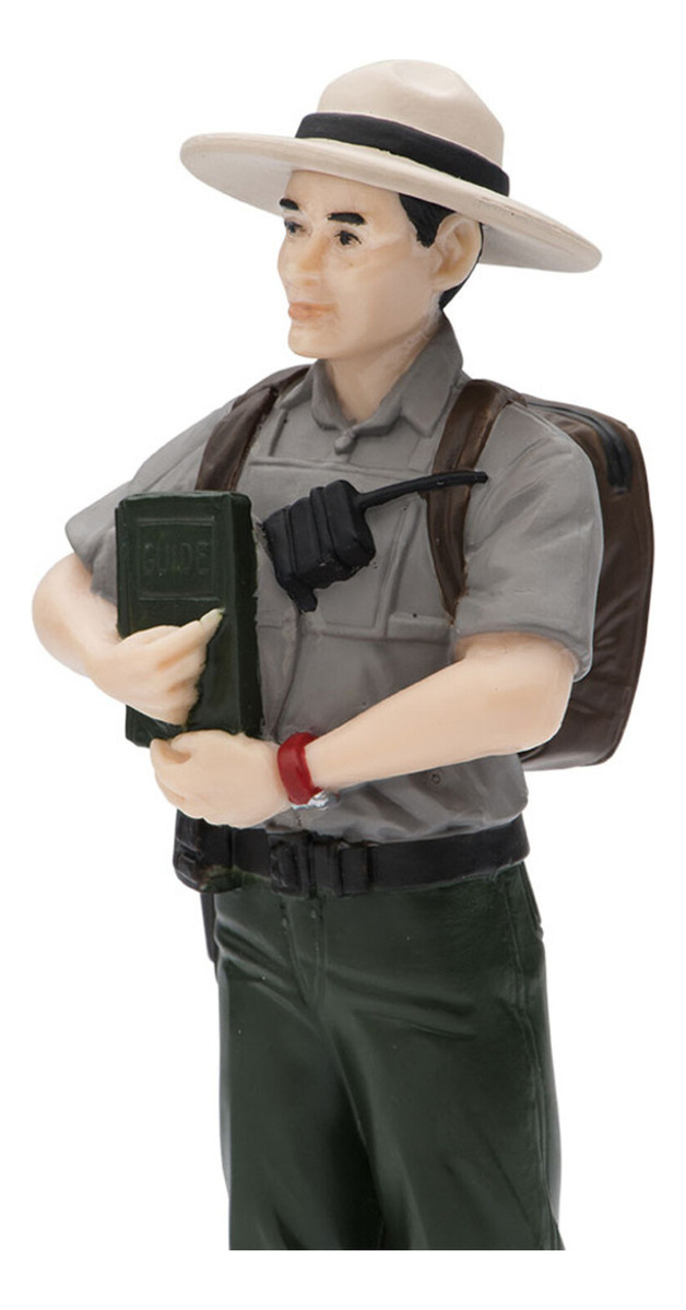 Figura Realista Jim Guardaparques Parques Nacionales Safari