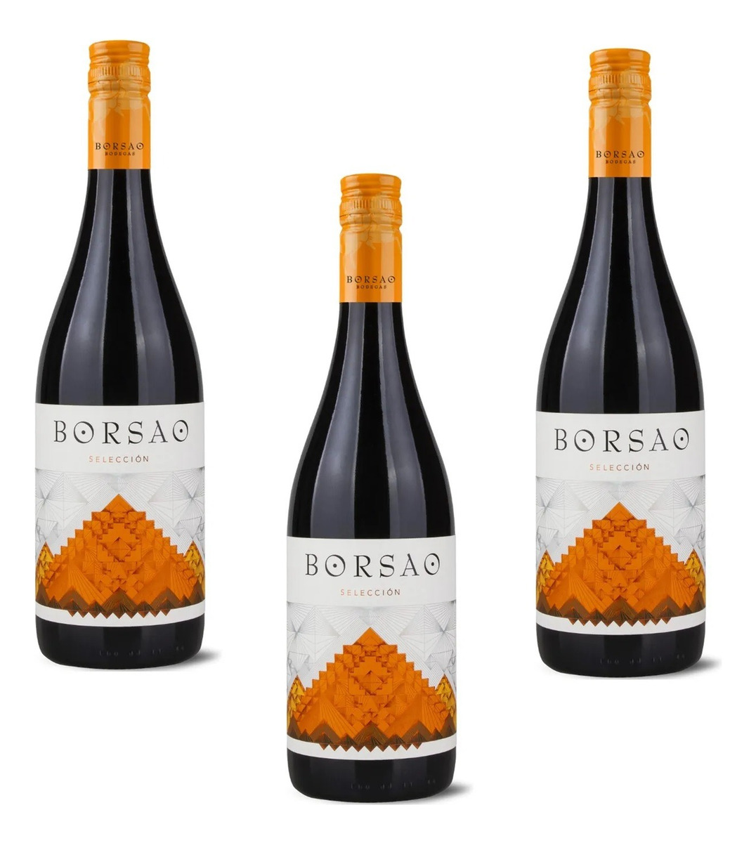Vino X3 Tinto Seleccion Borsao 750 Ml Premuim Calidad Trex
