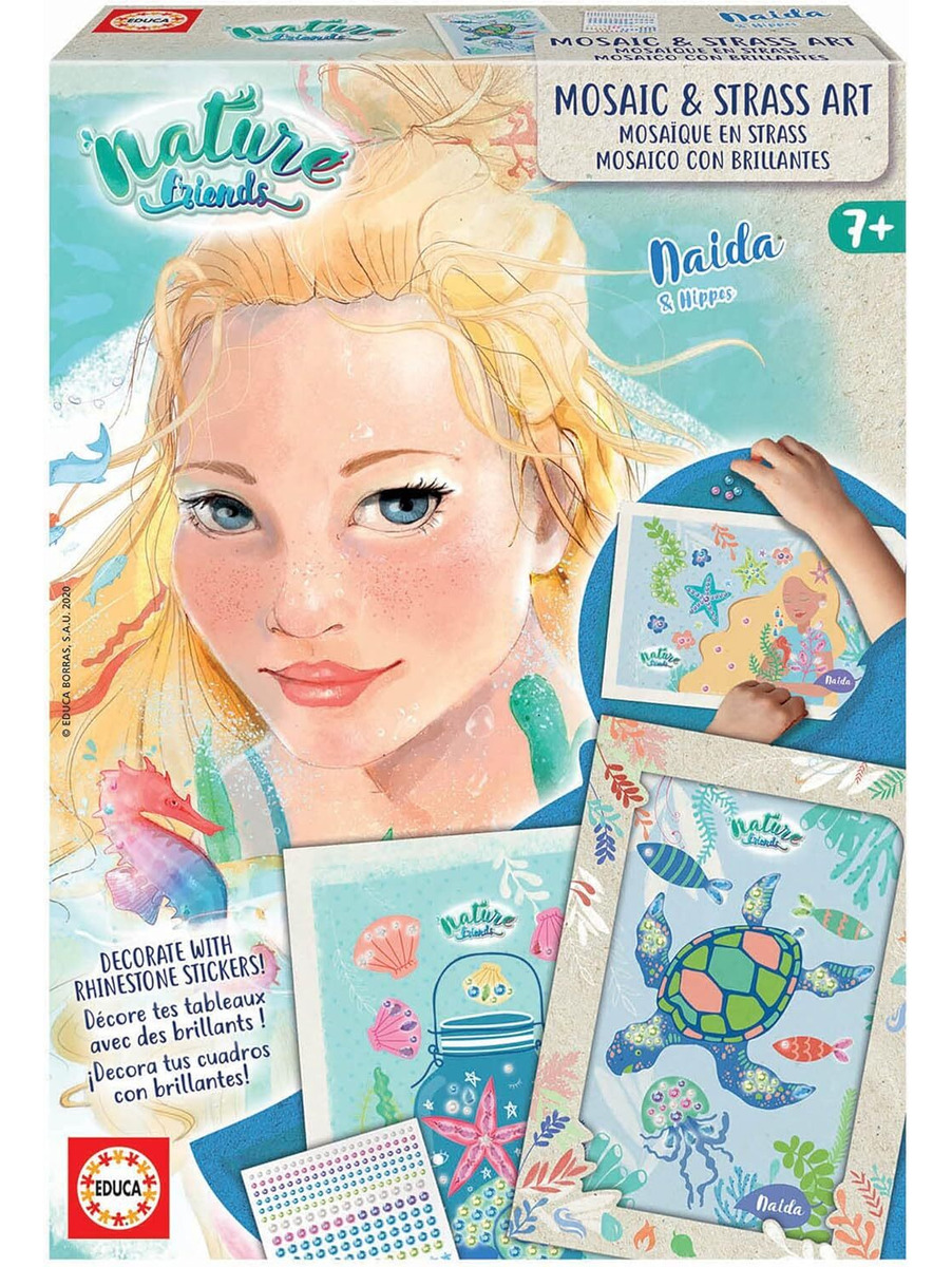 Juego Crea Mosaico Con Brillos Manualidades Dibujo Educa Tx