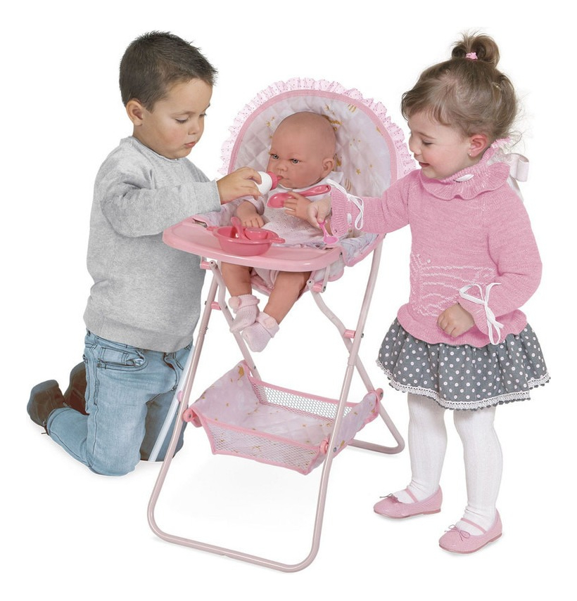 Silla De Comer María De Cuevas Juguete Niños Muñeca Bebe Tx